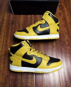 Nike Dunk High Wu-Tang Clan Herren schwarz gelb Turnschuhe - Größe 8,5 - SOFORTVERSAND - Bild 1 von 9