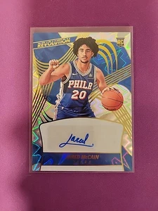 2024-25 Panini Revolution Jared McCain Rookie Auto Impact Rookie RC /100 76ers - Picture 1 of 2