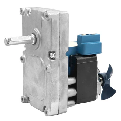 FENGTECH 2,0U/min., 230V/AC Getriebemotor 123x70mm 6-Punkt, 30Nm, Grillmotor/Pelletofen