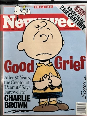 Newsweek Magazine January 1, 2000 Charlie Brown Charles M Schulz - Image 1 of 2