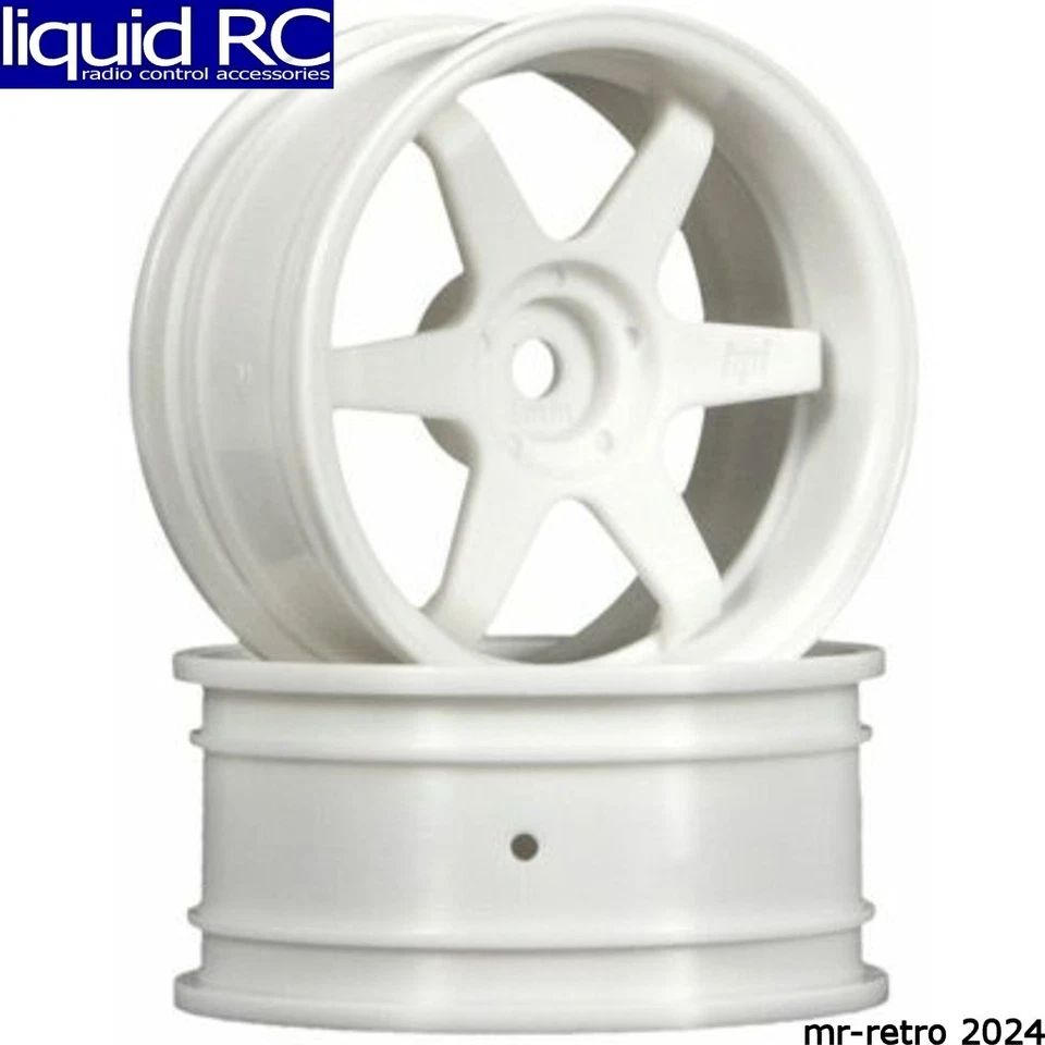 Ruedas desplazadas HPI 3845 Te37 26 mm blancas 6 mm/neumáticos de 26 mm (2) Foto 1 de 1