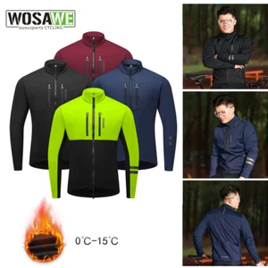 WOSAWE Fall/Winter Warm Riding Jacket Double-Layer Cuffs YKK Zippers Sportswear - Picture 1 of 17