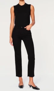 Jeans alla caviglia DL1961 donna Mara dritti vita media Instasculpt taglia 28 - Foto 1 di 8
