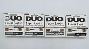 4PK Duo Line It Lash It 2 In 1 Eyeliner & Lash Adhesive ~ #66949 ~ 0.12 OZ EACH - Picture 1 of 2