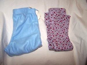 2 Pair Pants for Girl; Carter's and Unbranded ~ Size 3 Toddler ~ New with Tags - Picture 1 of 7
