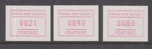 Papua New Guinea c1980s  0.21, 0.40, 0.80 FRAMAS-MUH (3) - Zdjęcie 1 z 1