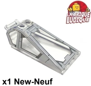 Lego 1x Windscreen 8x4x2 cockpit Fang Fighter star wars trans clear 21849pb08 - Imagen 1 de 1