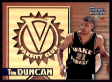 1997 The Score Board Varsity Club #VC1 Tim Duncan - San Antonio Spurs