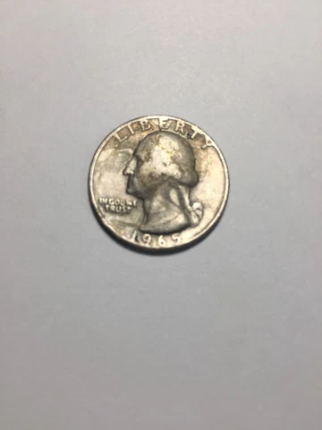 WASHINGTON QUARTER 1965 COIN UNITED STATES INCORRECT STRIKING #4-165 Cover