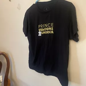 Prince Shirt SizeL Welcome 2 America Tour 2011 - Picture 1 of 5