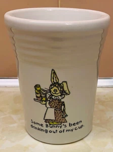 FIESTA SOME BUNNY'S BEEN DRINKING OUT OF MY CUP WHITE SMALL TUMBLER - Picture 1 of 2