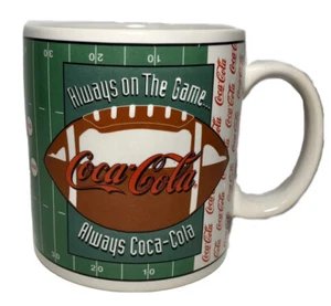 1997 Coca-Cola “Always On The Game” NFL Football Mug Cup Enesco *See Description - Picture 1 of 7