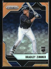 Bradley Zimmer 2017 Panini Chronicles Orange Prizm RC #14  Baseball Card /399