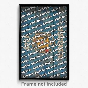 Bristol Wisconsin Poster (WI City Souvenir 11x17 Stadtdruck) - Bild 1 von 1