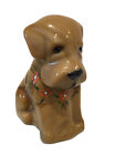 Boyd?S Art Glass?S Figurine, Pooche The Dog, #118 Nutmeg Slag, Hand Painted