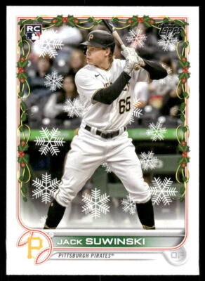 2022 Topps Holiday Jack Suwinski HW103  RC  Pittsburgh Pirates - Image 1 of 2