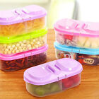 Double-compartment Healthy Plastic Food Container Portable Container Storage Box