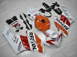 For 04-05 CBR1000RR Orange White Repsol ABS Injection Mold Bodywork Fairing Kit - Picture 1 of 9