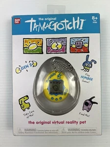 The Original Tamagotchi Gen 2 Virtual Pet Yellow and Blue - Brand New - Foto 1 di 5