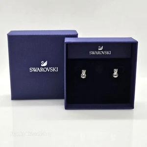 Swarovski Solitaire Ohrstecker Ohrringe Rund Weiß, Rhodiniert Studs 5128808 - Bild 1 von 5