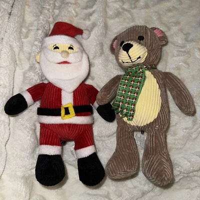 PACK DE 2 JUGUETES DE PELUCHE NAVIDEÑOS CON CHIRRIDOS ANIMAL PLANET 0443 Foto 1 de 4