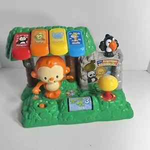 Vtech Learn & Dance Interactive Zoo Monkey Baby Toddler Learning Toys Used - Picture 1 of 8