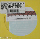 Tichy Train Group O #10174O UP 40&#39; Wood Gondola General Service (Decal)