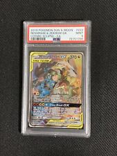 Reshiram Zekrom GX 222/236 Alternate Art Pokemon Cosmic Eclipse PSA 9