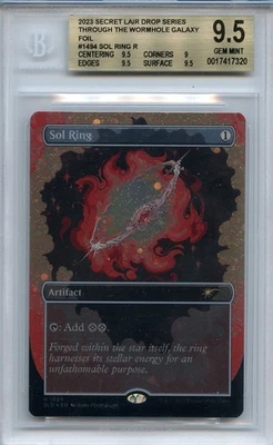 GEM MINT Sol Ring #1494 BGS 9.5 (w/ subs) *Galaxy Foil* Secret Lair MTG Magic - Image 1 of 2