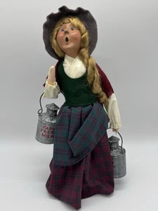 Byers Choice Retired 1997 Cries of London Caroler Milk Maid - Picture 1 of 10
