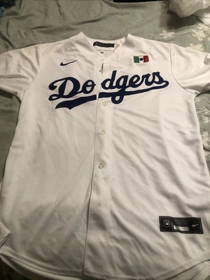 Men’s Nike White Los Angeles Dodgers with Mexican Flag  - Image 1 of 4