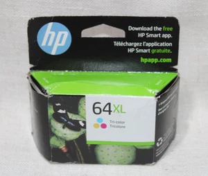 HP 64XL Tri Color Ink Cartridge N9J91AN GENUINE Expires 6/2026 Sealed Box - NEW! - Bild 1 von 6