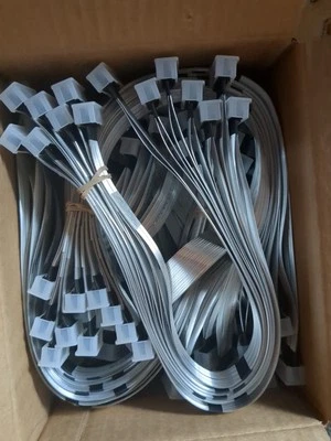 3M MCIO (SFF-TA-1016) ST-ST 74pin 85ohm x8 31AWG 50cm Flat Twin Axial Cable - Image 1 of 4