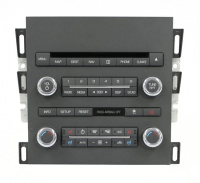 Lincoln MKZ 2010 AM FM radio mp3 CD navegación XM listo con controles de temperatura 9H6T-19C156-DB Foto 1 de 4