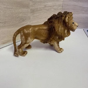 Schleich MALE LION Adult Animal Figure 1996 Retired 14130 Shows Wear See Picture - Picture 1 of 5