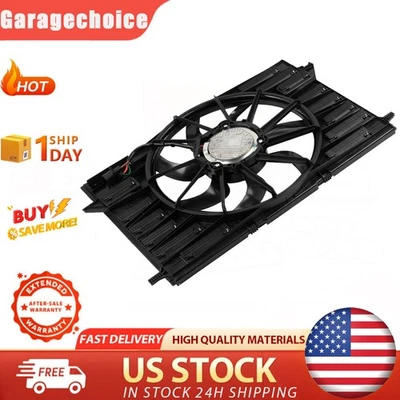 Radiator Cooling Fan For 2017- 2021 Audi A4 Allroad 2019-2021 A6 A7 Quattro 2.0L — 第 1/4 张图片