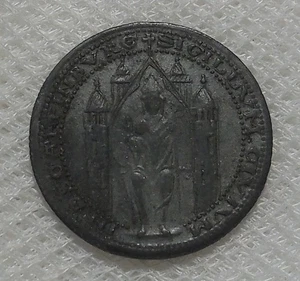 1917 ASCHAFFENBURG GERMANY 10 PFENNIG EMERGENCY COINAGE NOTGELD TOKEN - Picture 1 of 2