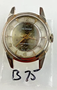 Vintage Sexmosa Swiss Uhr BFG866 gute Balance Teile Reparatur LESEN - Bild 1 von 10