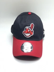 Cleveland Indians Chief Wahoo New Era Home Team Classic 39THIRTY Hat Navy / Red - Picture 1 of 9