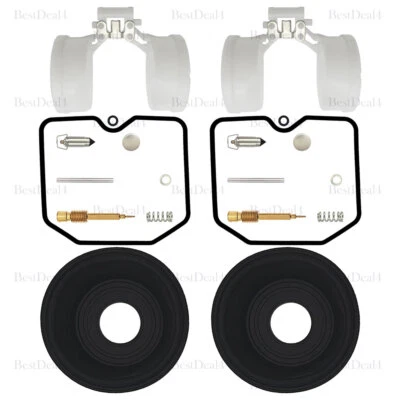 2set For KAWASAKI EX250 Ninja 250R 2001-2012 Carb Repair Kit Diaphragm float Foto 1 de 4
