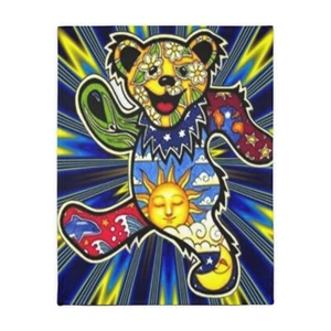 Coperta in velluto di visone. Grateful Dead (stampa fronte/retro) - Foto 1 di 6