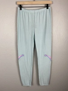 NWT Chaser Girls Size 14 Super Soft Sweatpants Blue Pink Shooting Star Waterfall - Picture 1 of 4