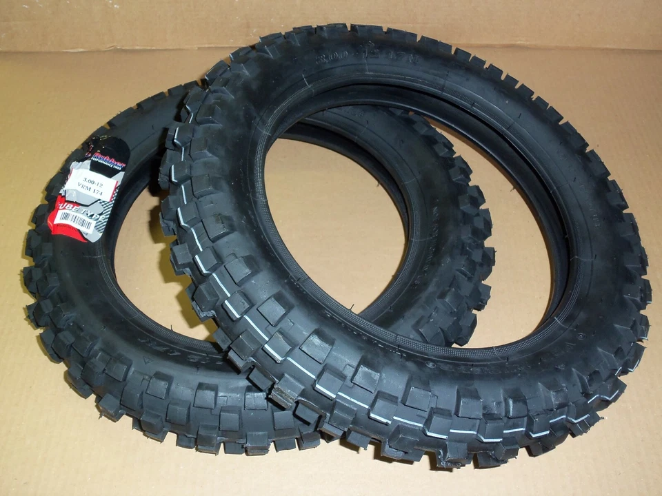 12 Zoll Set 2 x Reifen 3.00 x 12 Vee Rubber VRM 174 (47M) Cross  3,00-12 - Bild 1 von 1