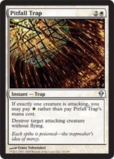 1x Pitfall Trap - Foil MTG Zendikar NM Magic Foil