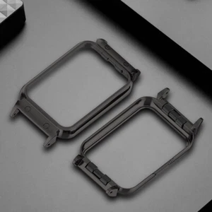 18mm Metal Watch Frame Bumper Housing Fit For Samsung Galaxy Fit3 (Black) - Zdjęcie 1 z 9