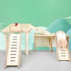 Wave Shape Hamster Climbing Ladder Wood Hamster Toy Staircase  for Playing