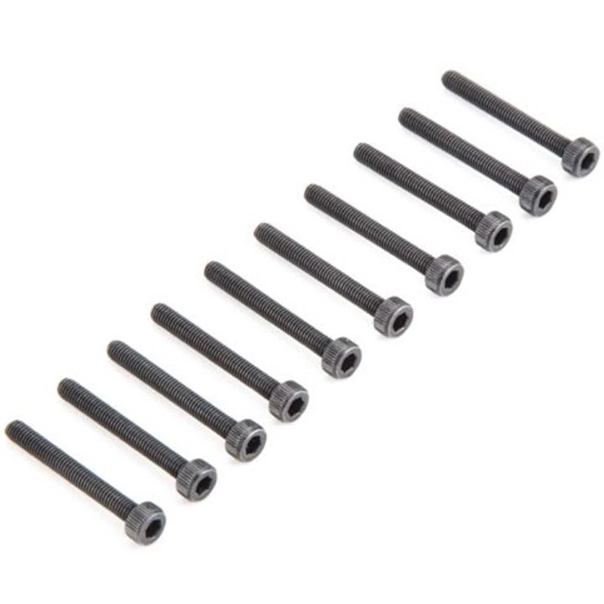 Losi LOS235004 Cap Head Screws, M3 x 30mm (10) : Baja Rey / Rock Rey - Image 1 of 1