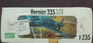 WWII German Dornier 335 Night Fighter/Trainer Frog 1/72 Scale Plastic Model Kit - Picture 1 of 2