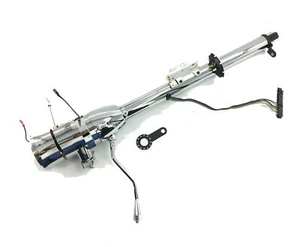 ND 32" Auto Column Shift Tilt Steering Column with Key & Wheel Adapter Chrome - Picture 1 of 8