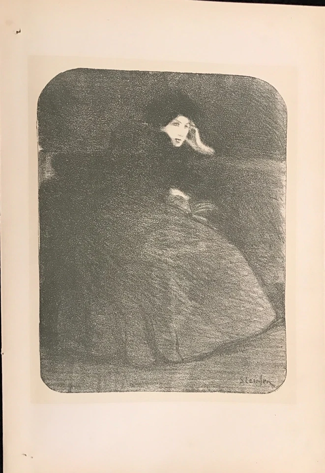 STEINLEN " TOUJOURS VOUS " LITHOGRAPHIE ORIGINALE  - Photo 1/1